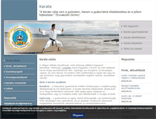 Tablet Screenshot of karateedzes.hu
